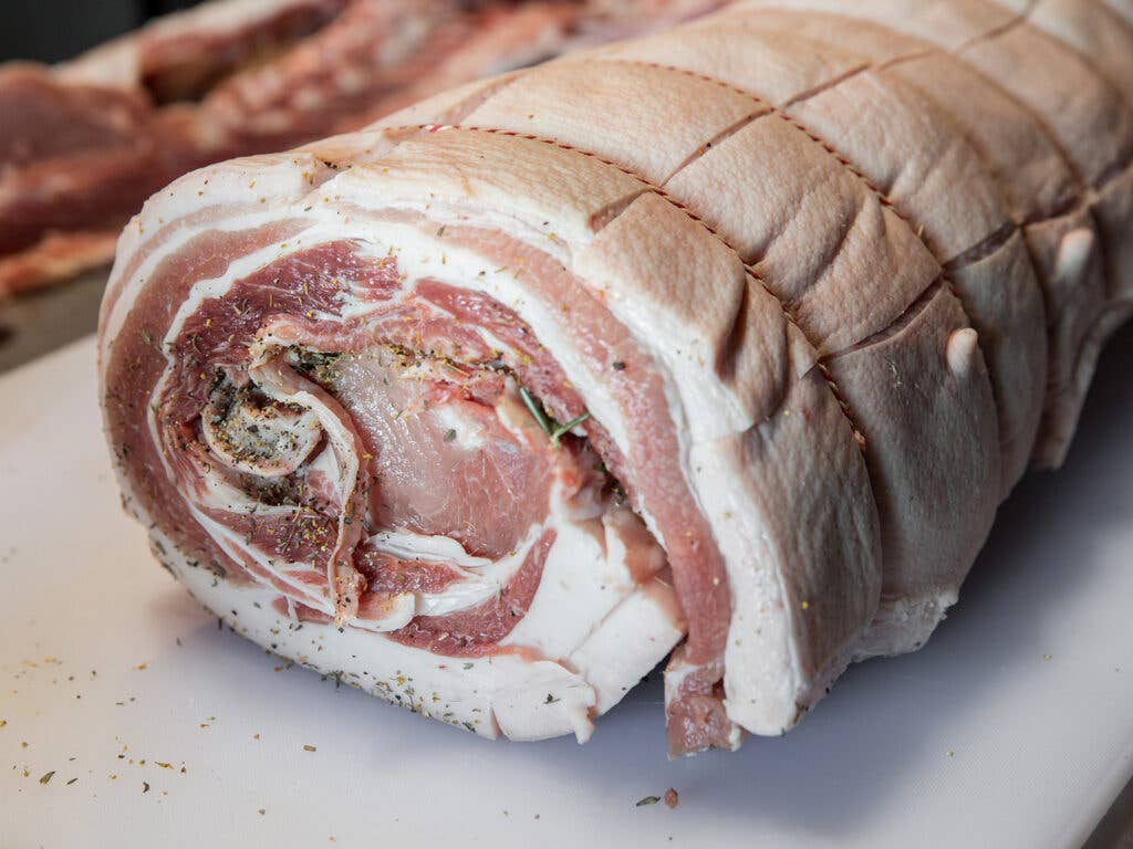 rolled pork