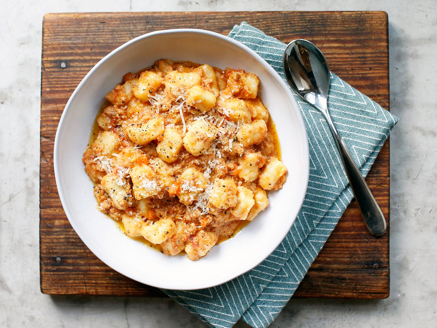 Potato Gnocchi with Pork Ragu Saveur
