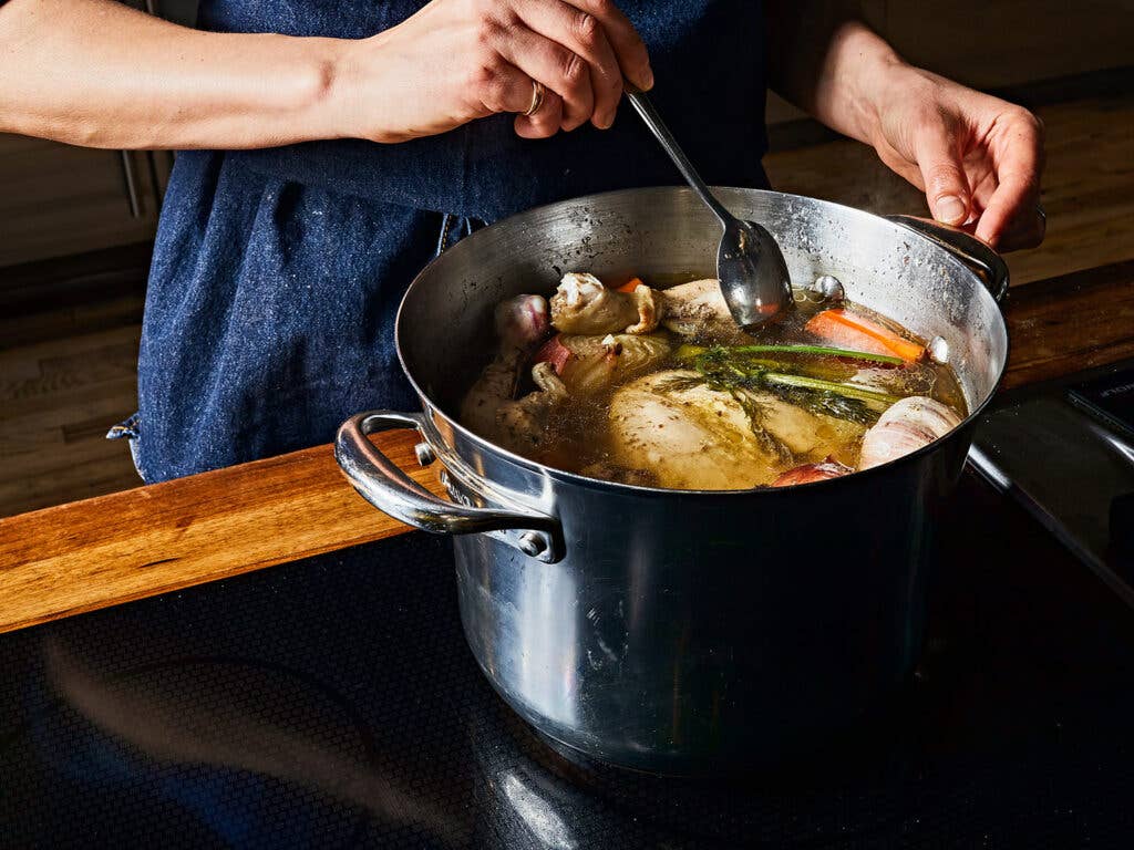 Soup in the Saveur Test Kitchen