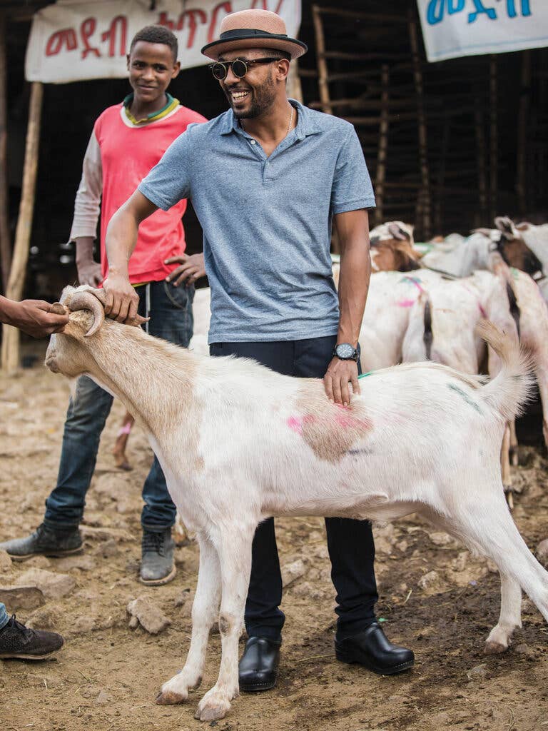 Yohanis purchases a goat