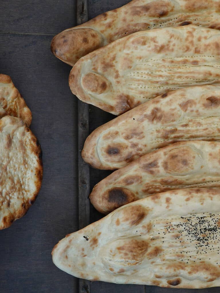 Afghan Naan with Nigella Seeds