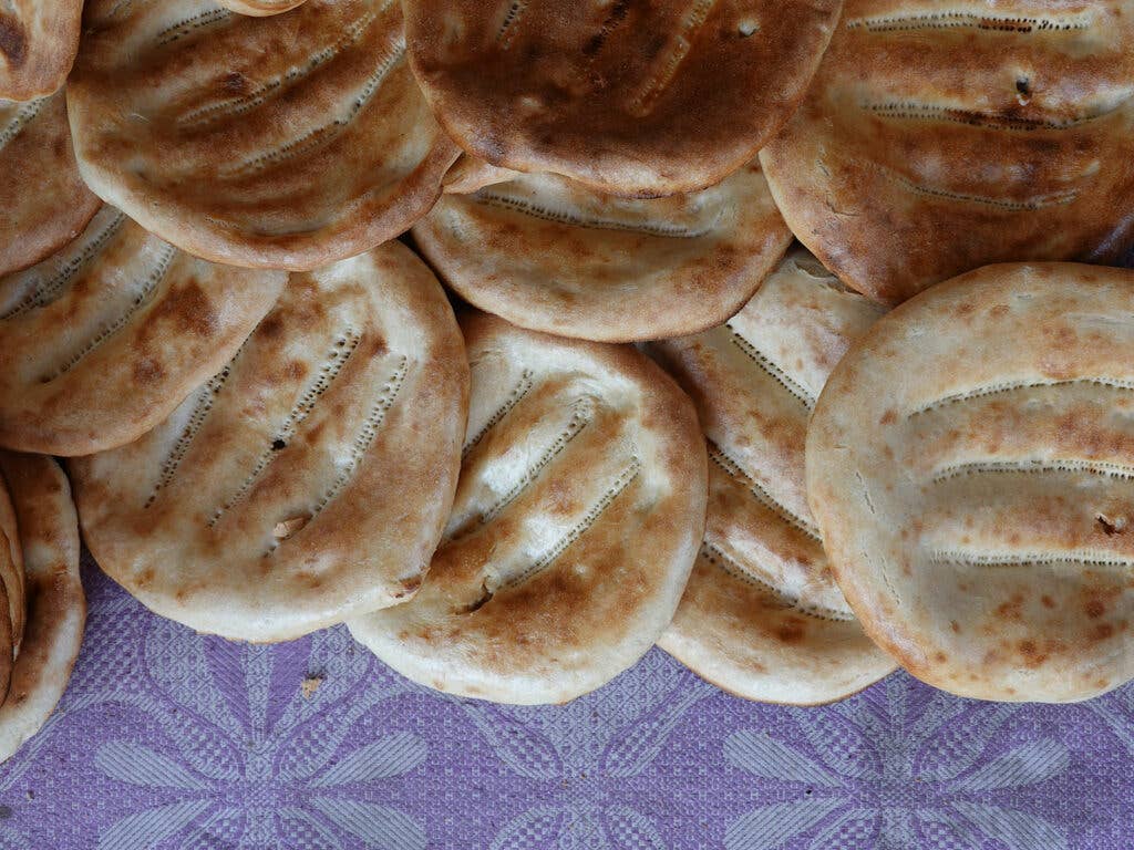 Afghan naan bread
