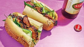Chinese BBQ Pork Banh Mi Sandwiches