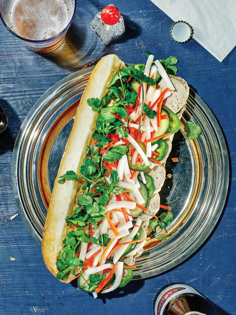 Classic Sausage and Pâté Banh Mi Sandwiches