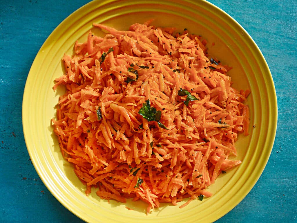 Mustard Seed and Curry Leaf Carrot Salad