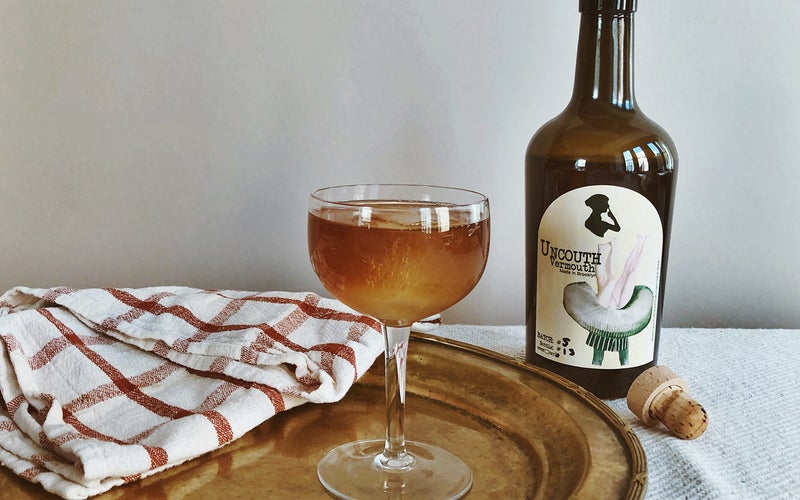 Uncouth Vermouth on a tray