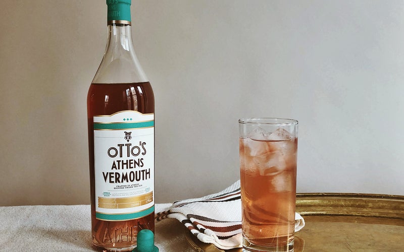 Otto’s Athens Vermouth in a glass