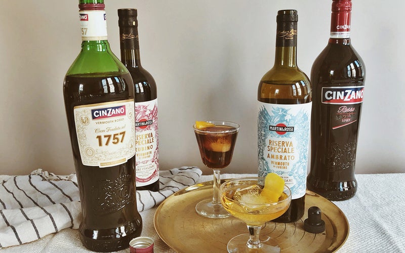 Martini & Rossi’s Riserva Speciale and Cinzano 1757
