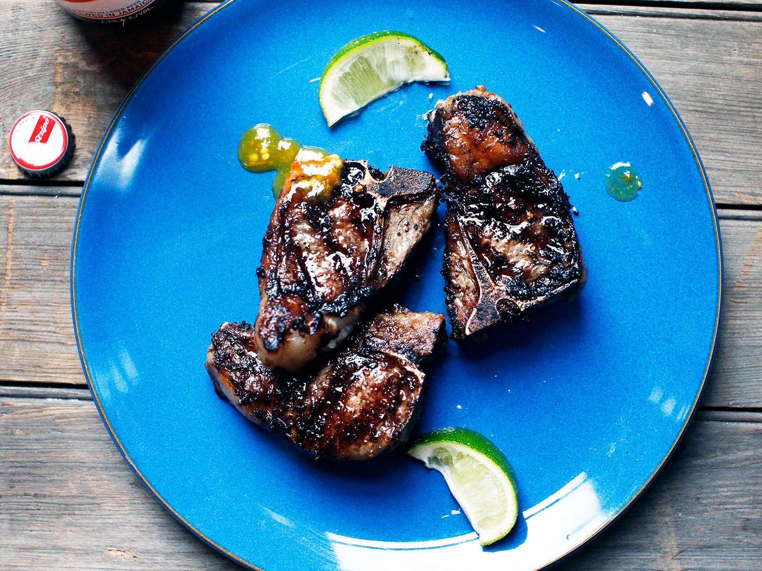 RosemaryJerk Lamb Chops Saveur