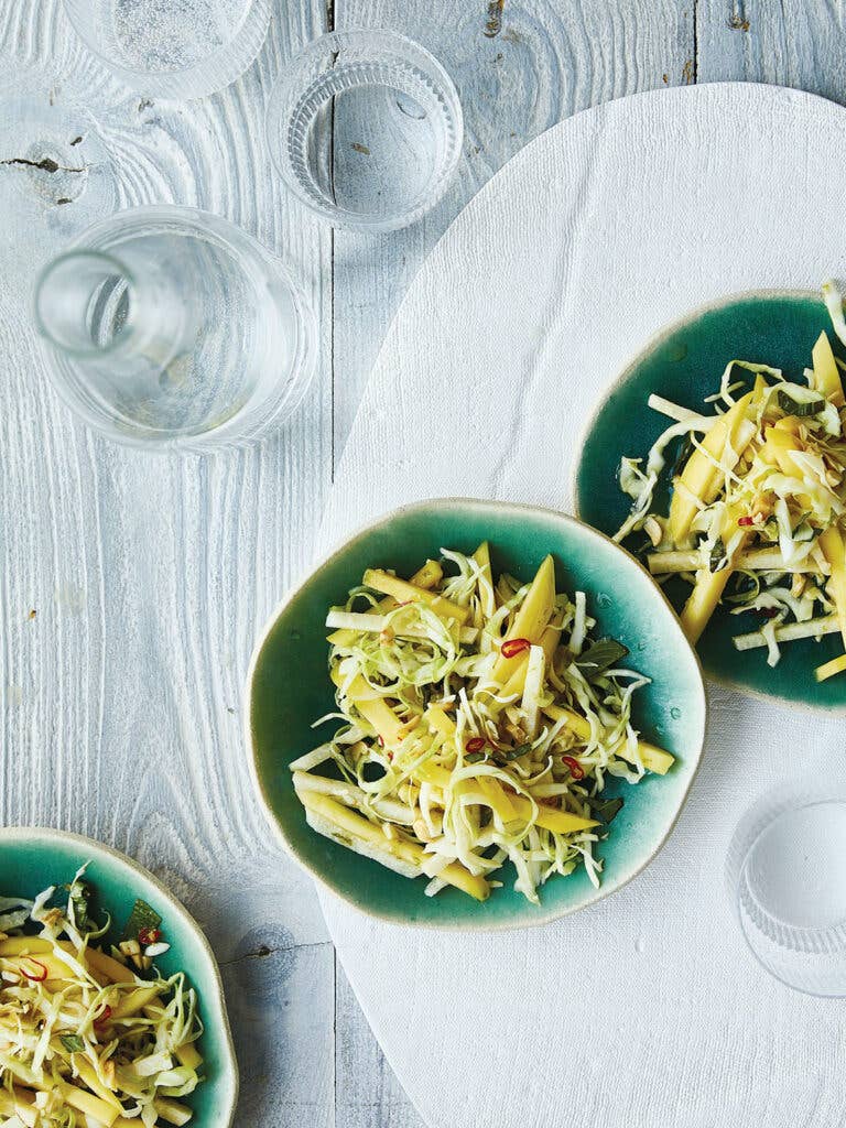 Green Mango, Cabbage, and Jicama Salad