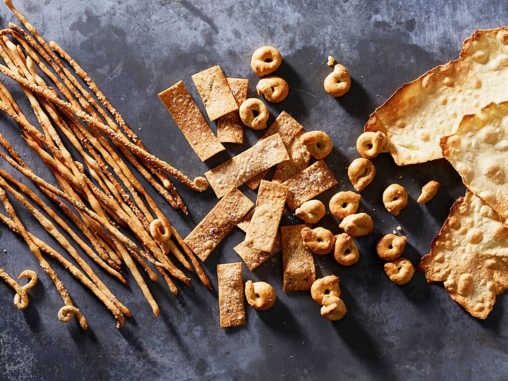 variety of crackers