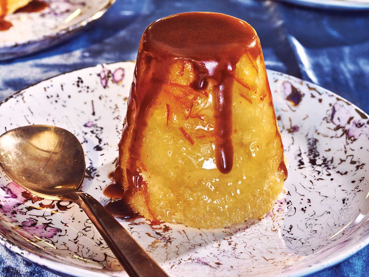 Steamed Marmalade Pudding with Toffee Sauce