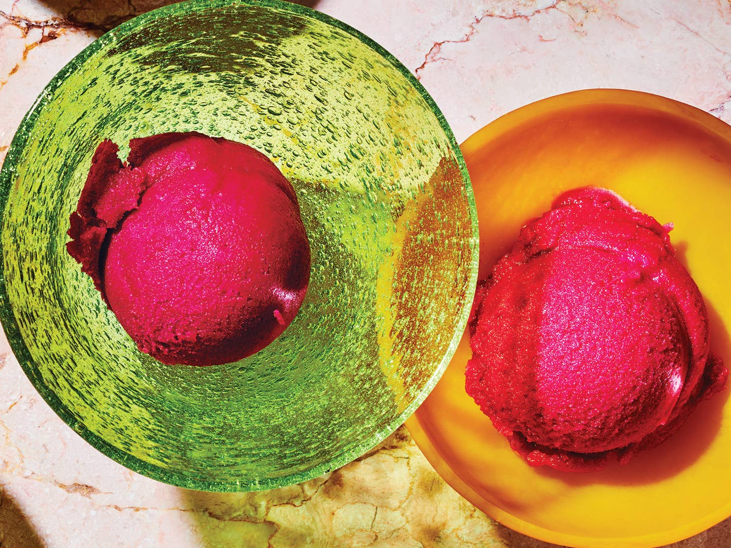 Strawberry-Beet Sorbet