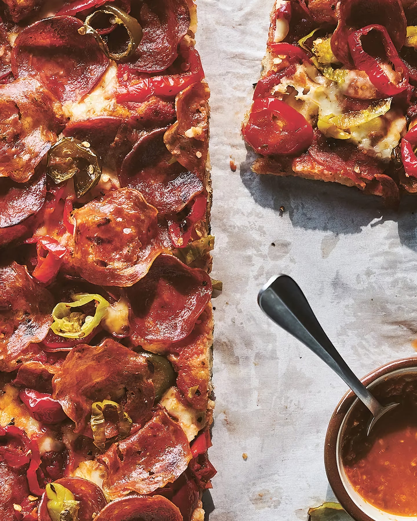 Detroit-Style Pepperoni Pizza
