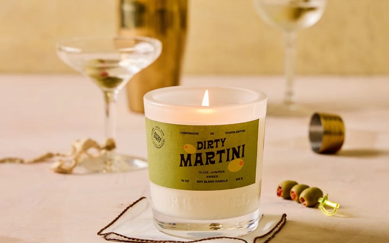 Rewined Dirty Martini Candle