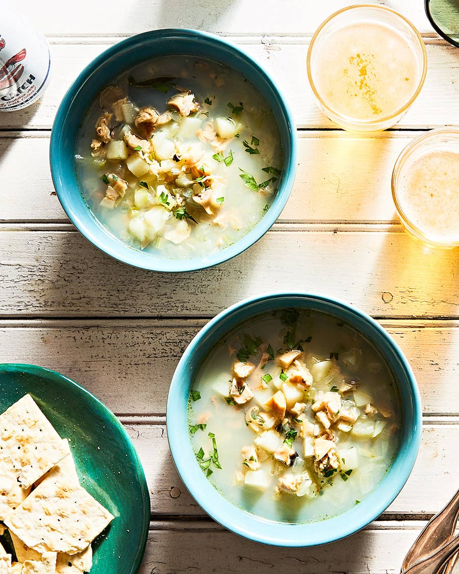 For Clam Chowder That Actually Tastes Like Clams, Hold the Cream