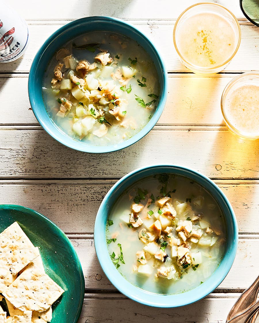 For Clam Chowder That Actually Tastes Like Clams, Hold the Cream Rhode Island Clam Chowder