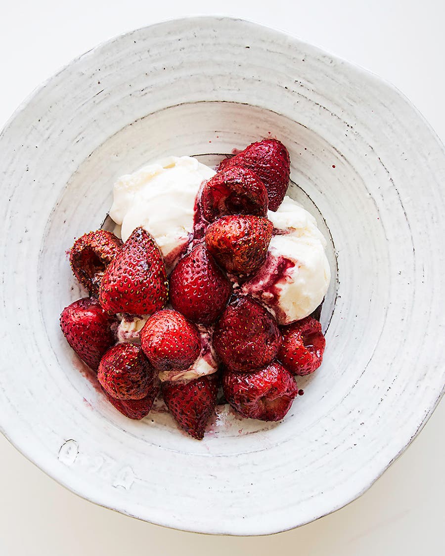 Grilled Strawberries Grilled Strawberries