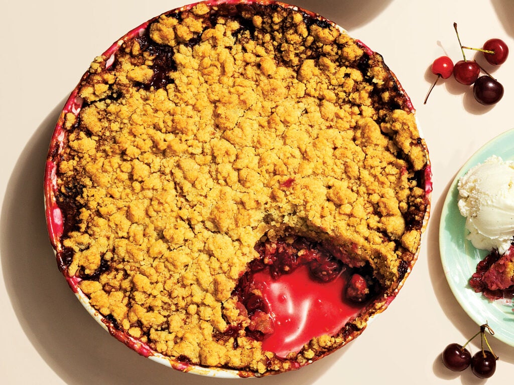 Sour Cherry Crumble