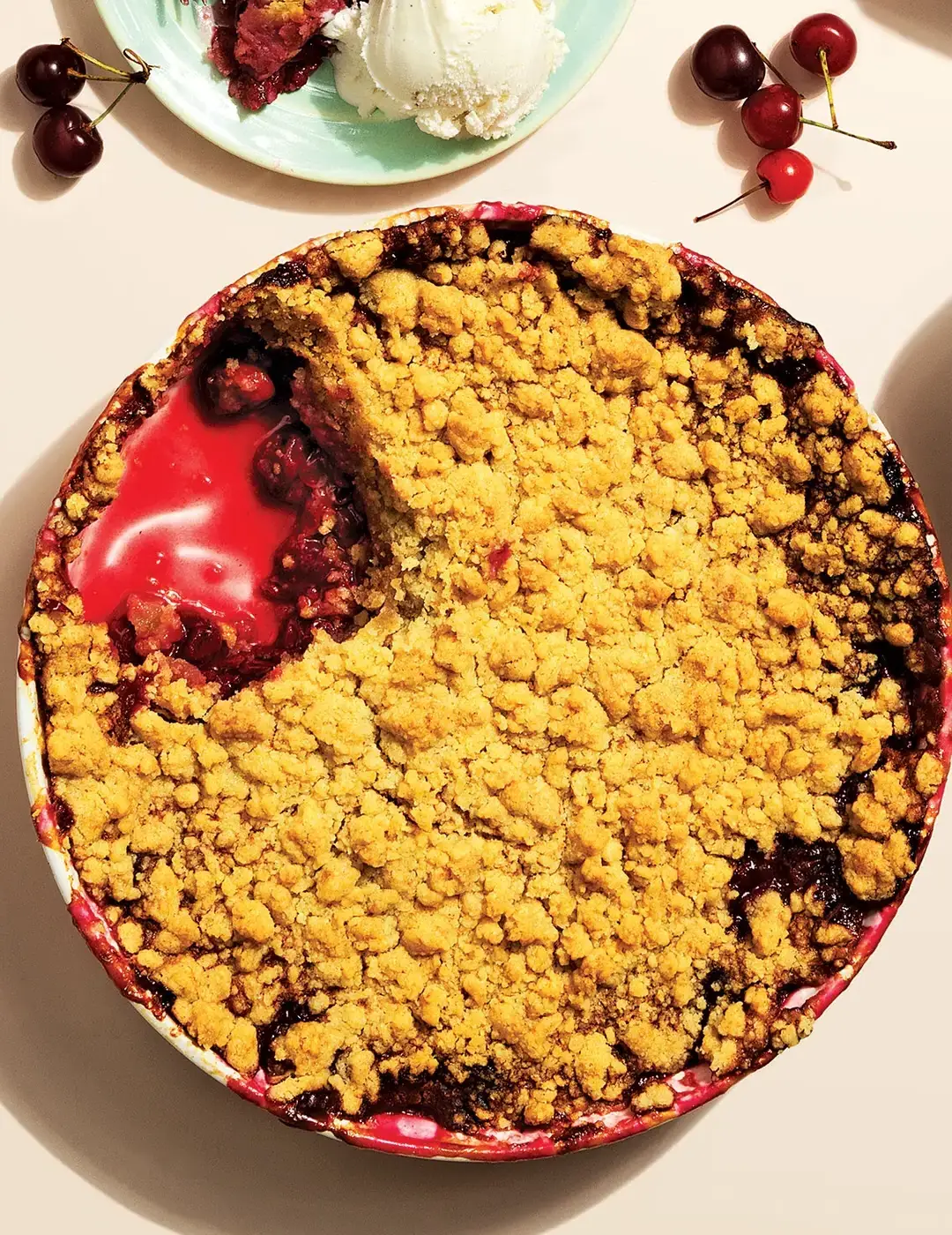 Sour Cherry Crumble