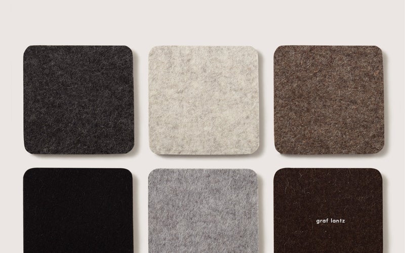 Graf Lantz Bierfilzl Merino Wool Square Coasters