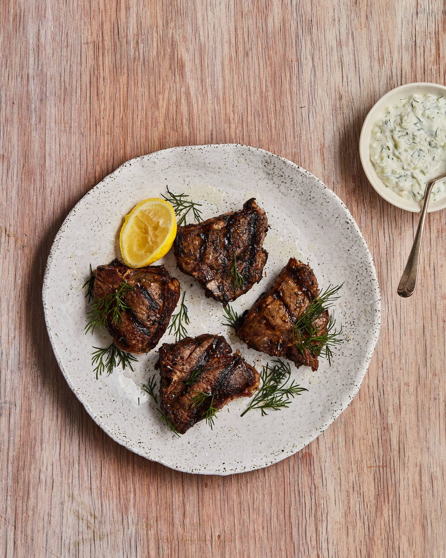 Grilled Lamb with Tzatziki