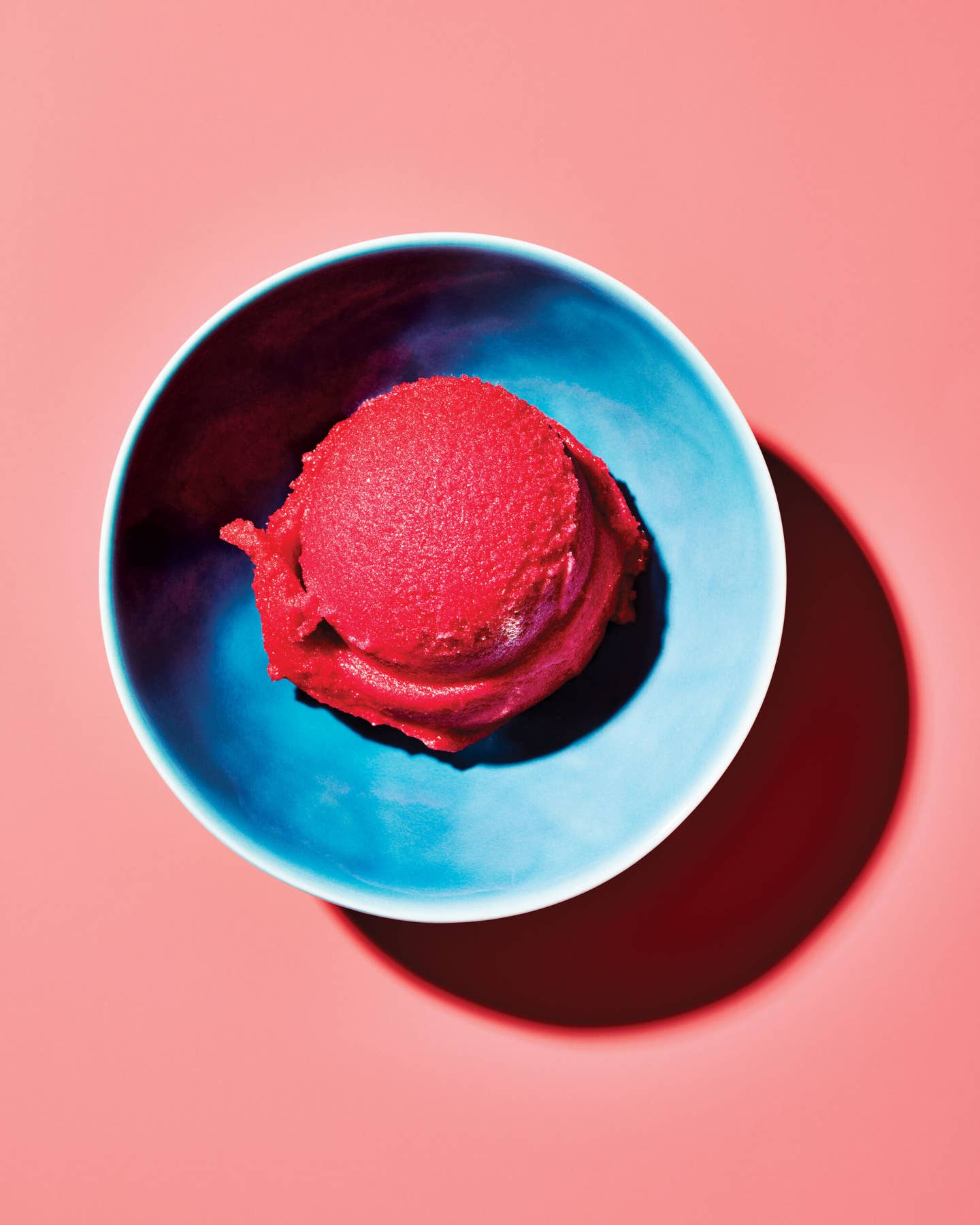 Hibiscus-Ginger Sorbet