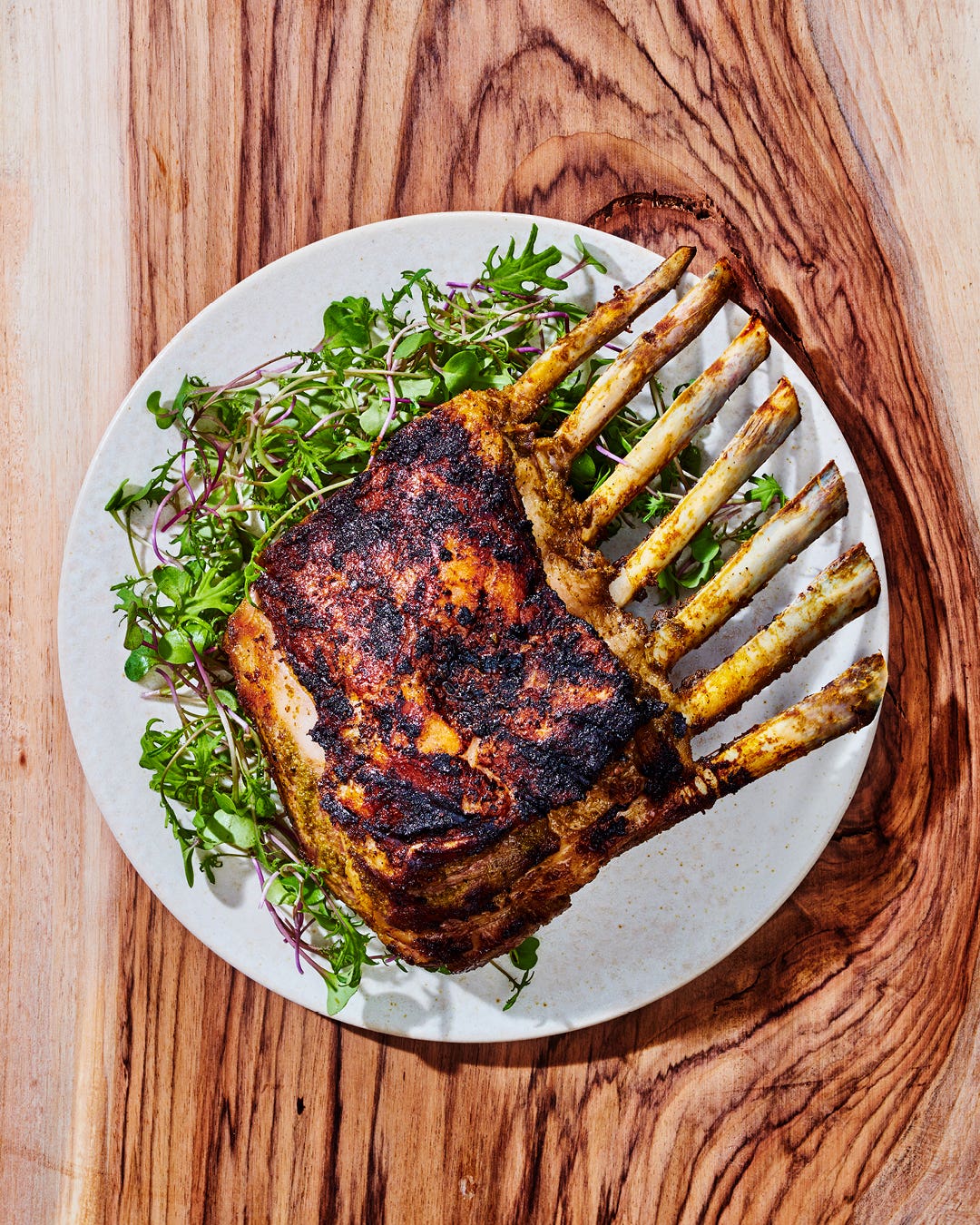 Grilled Rack of Lamb With Garlic and Herbs Grilled Rack of Lamb with Garlic and Herbs