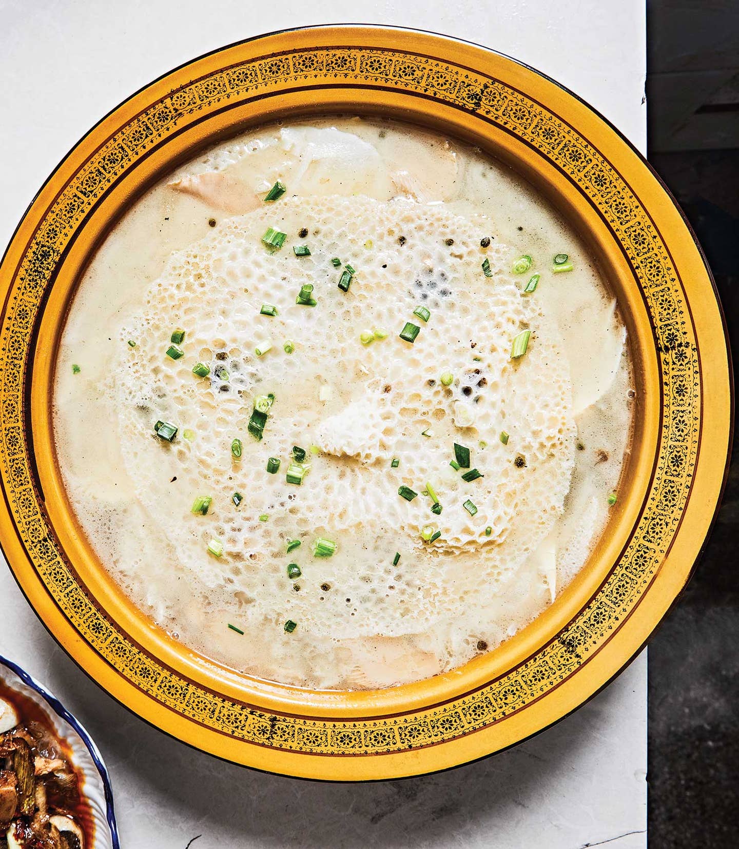 Sichuan Chicken Soup with Bamboo Shoots and Mushrooms