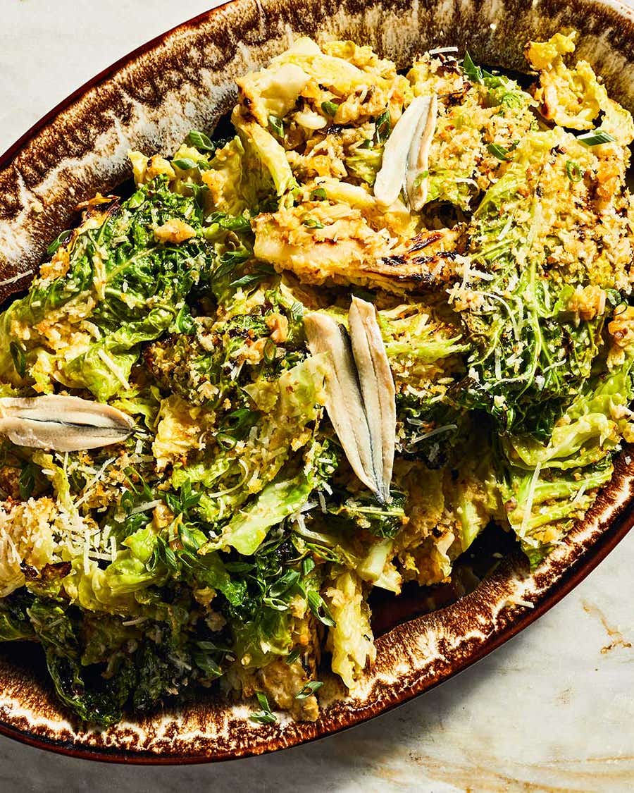 This Grilled-Cabbage Caesar Salad Is Even Better Than the Original Grilled-Cabbage Caesar Salad