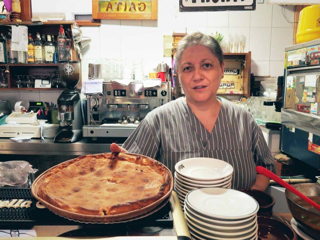 Galician Empanada de Atún (tuna pie) at Bar a Miña Gaita.