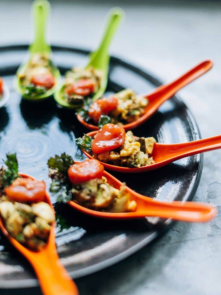 Ackee and avocado salad.