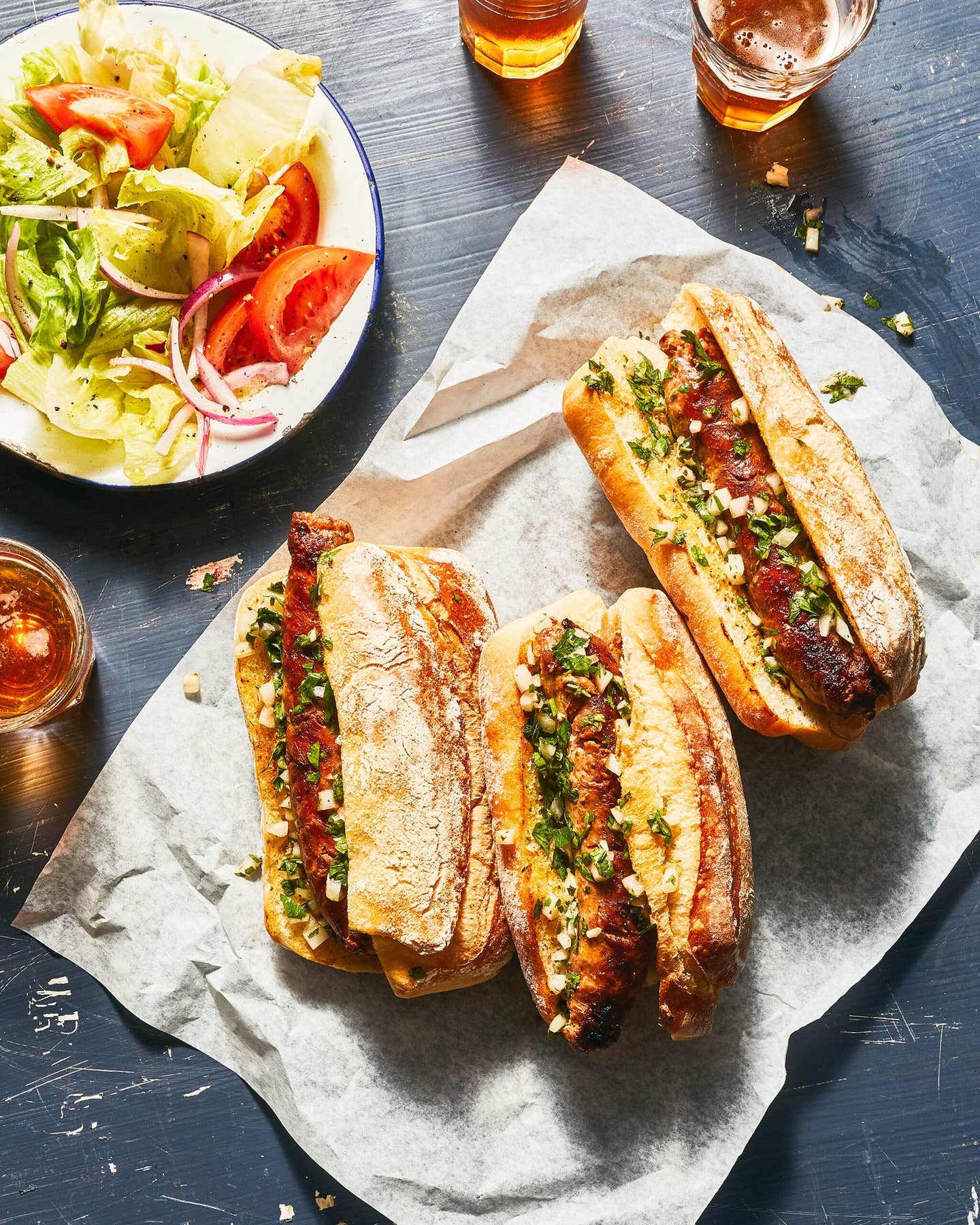 Choripán (Grilled Chorizo Sandwiches)