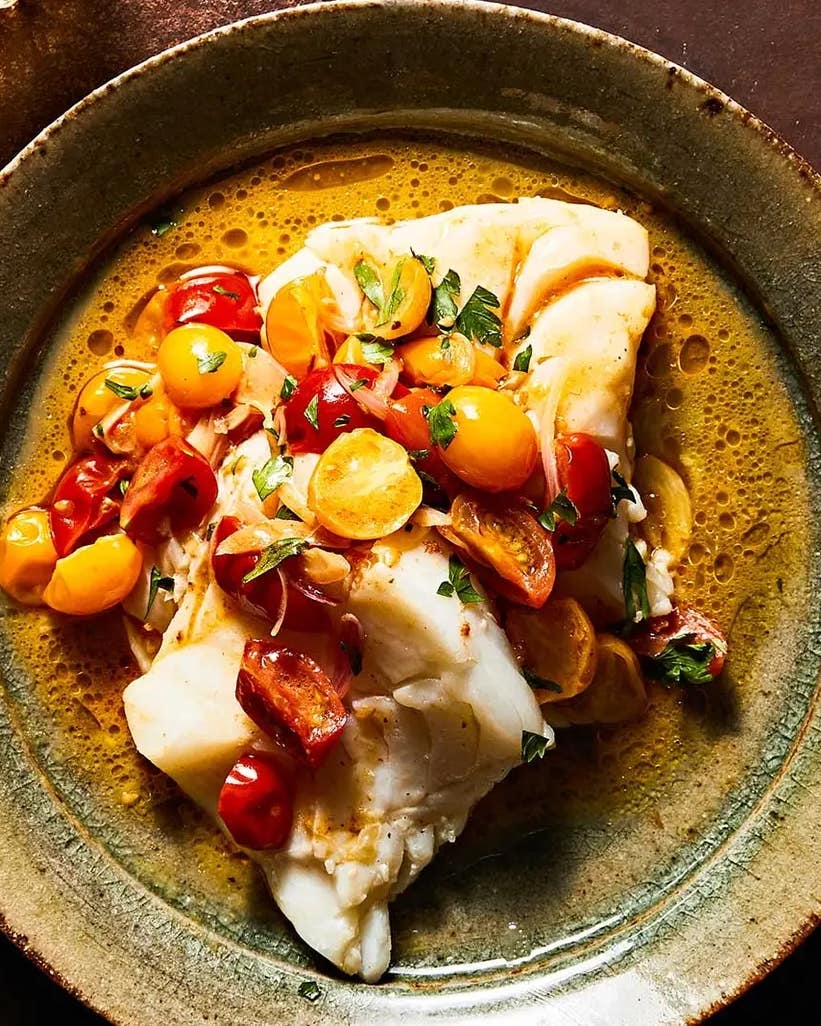Brown Butter Makes Everything Better, Including This Weeknight Fish Dish Skillet Cod with Brown-Butter Tomato Sauce