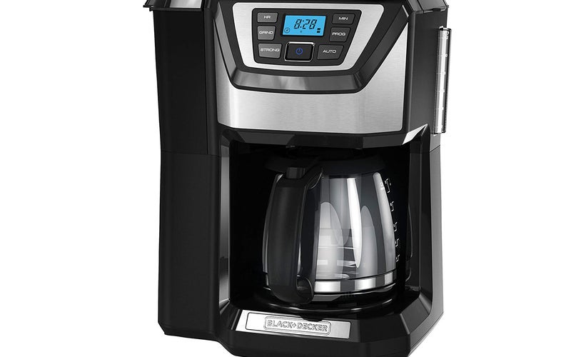 BLACK+DECKER 12-Cup Mill and Brew Coffeemaker, Black