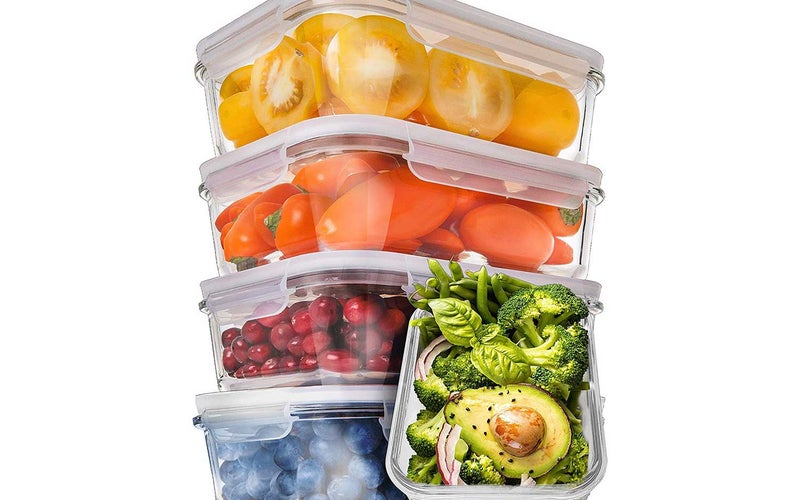 Prep Naturals Glass Meal Prep Containers