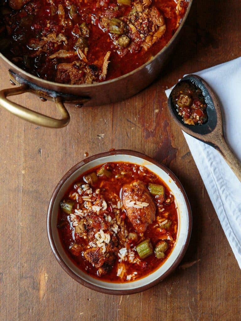 Creole okra gumbo