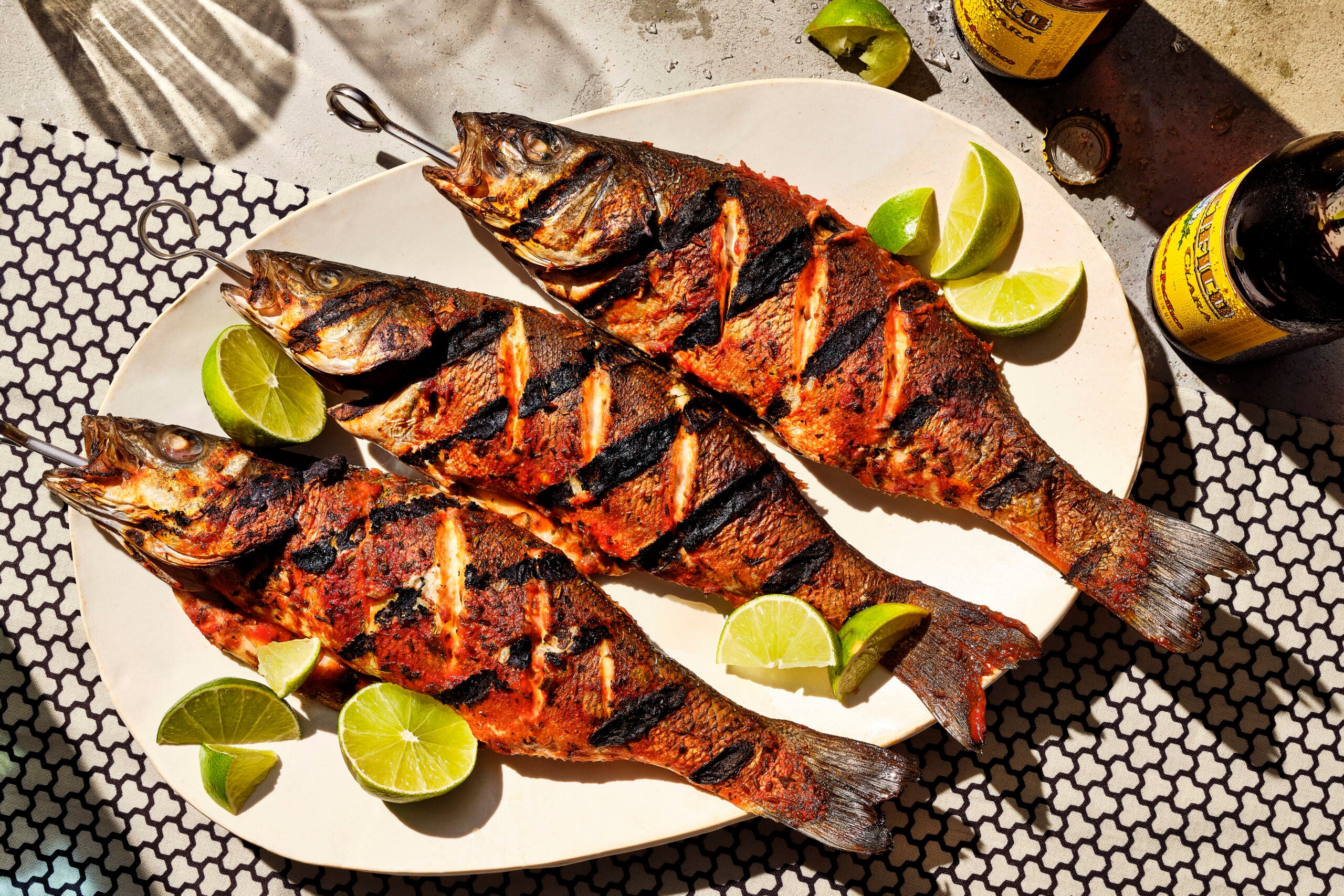 Grilled Fish Skewers Recipe (Pescado Embarazado) | Saveur