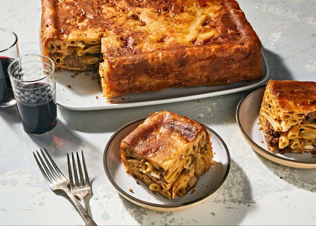 Baked Macaroni in Pastry