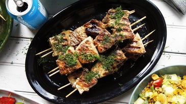 Grilled Swordfish Kebabs (Machli Kebabs)