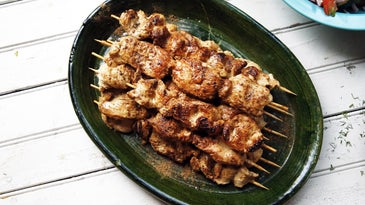 Grilled Chicken Tikka Kebabs