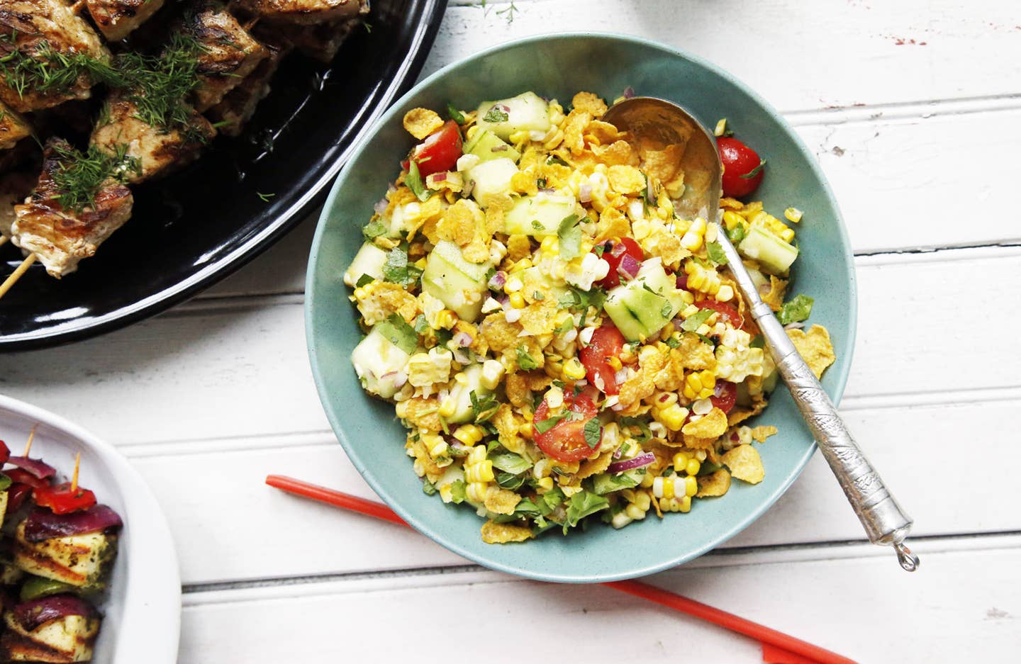 Grilled Corn Bhel