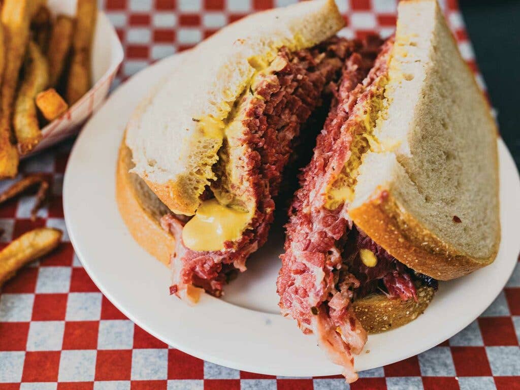 Sumilicious’ classic Montreal-style smoked-meat sandwich.