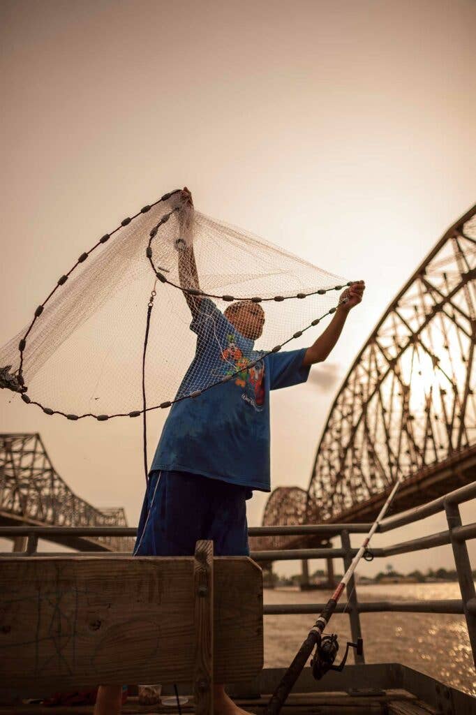 Crabbing on the Lower Atchafalaya River