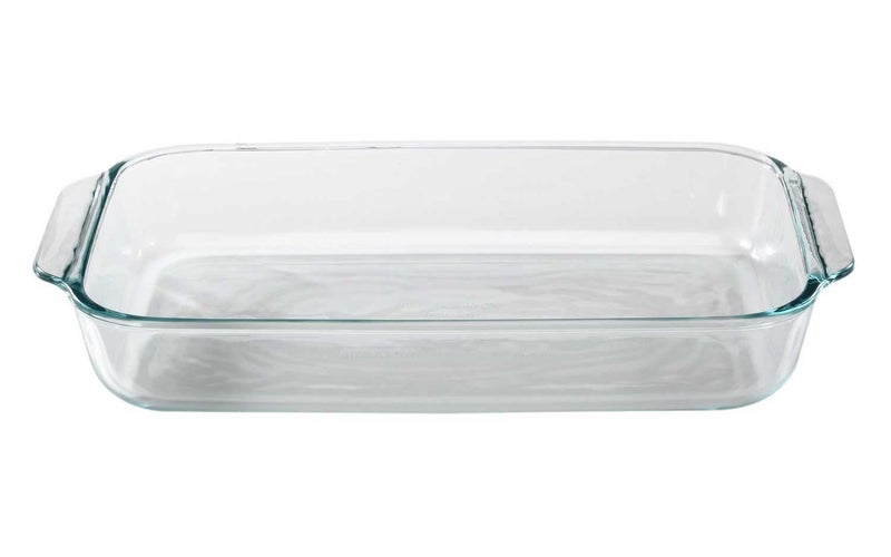Pyrex baking dish.