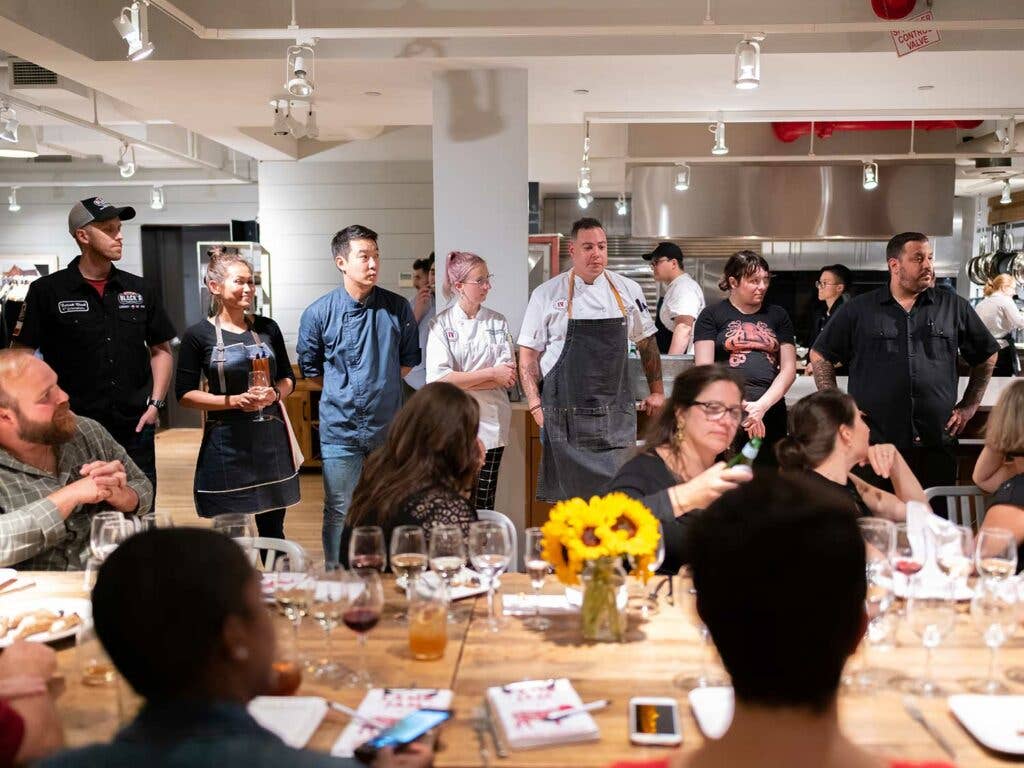 The chefs competing in this year’s Lamb Jam final.