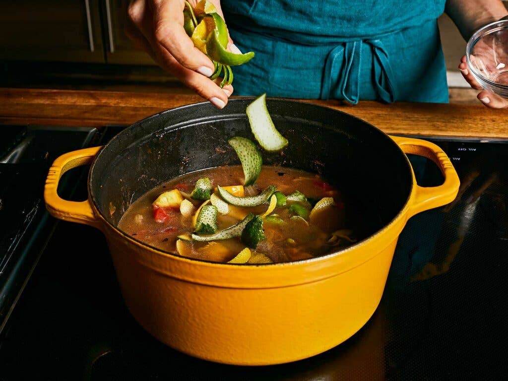 lime zest in soup