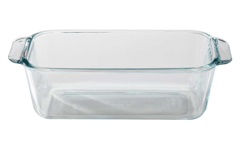 Pyrex 1.5-Quart Clear Basics Glass Loaf Pan (Set of 2)