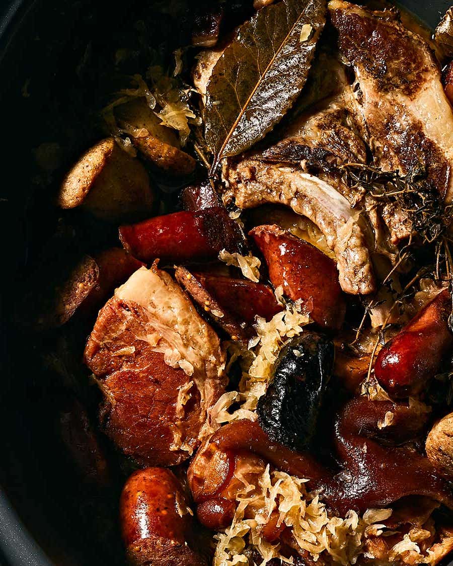 Slow-Cooker Choucroute Garnie Slow-Cooker Choucroute Garnie