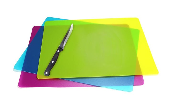 Colorful thing plastic cutting baords
